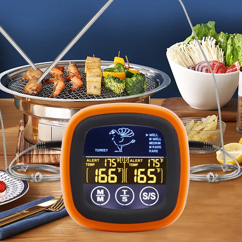 Digital Thermometer Probe - Digital Meat Temperature Thermometer Probe Touch
