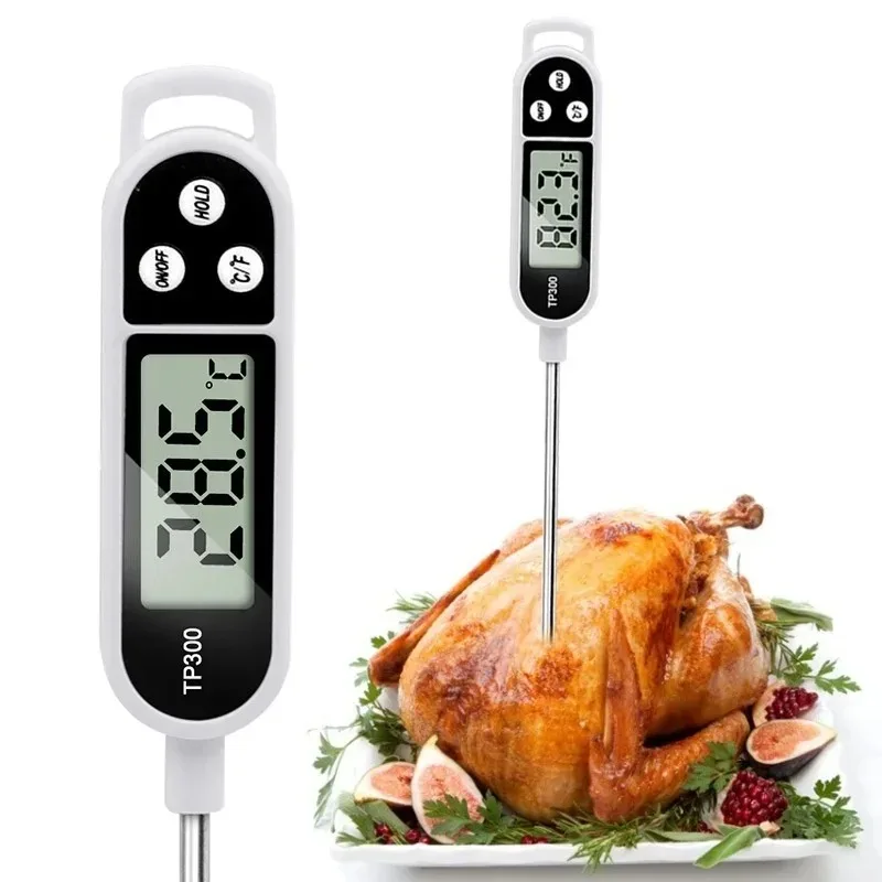 Digital Thermometer Probe - Stainless Steel Probe Cooking Food, Barbecue