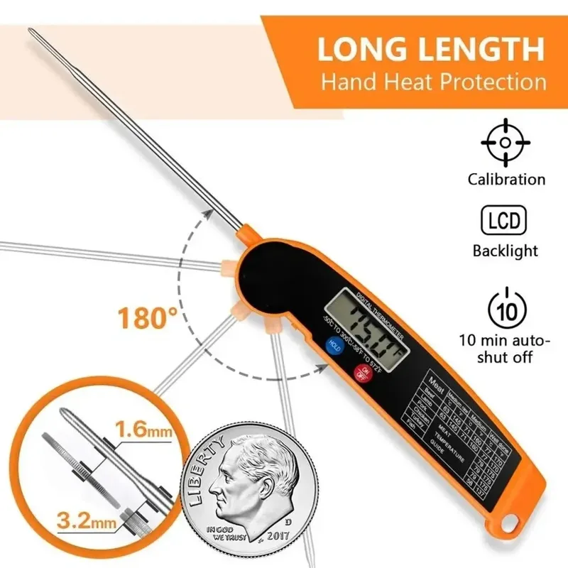 Hot Sale Digital Kitchen Food  - đánh giá và giá Digital Thermometer Probe