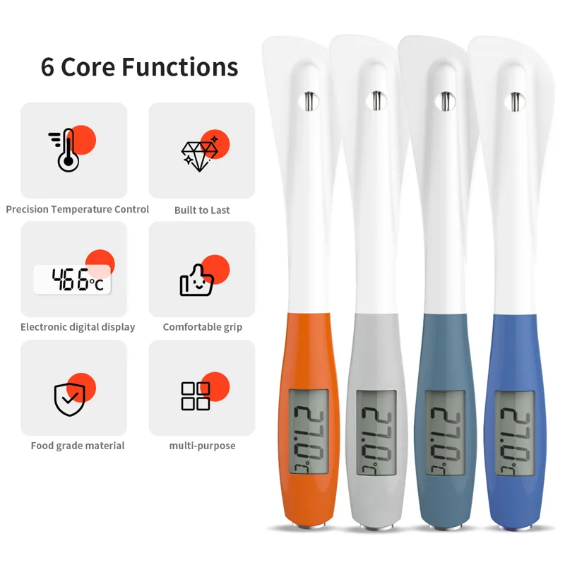Digital Silicone Spatula Therm - đánh giá và giá Digital Thermometer Probe