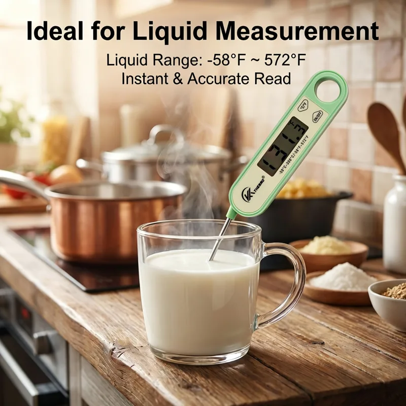Digital Folding Food Thermomet - đánh giá và giá Digital Thermometer Probe