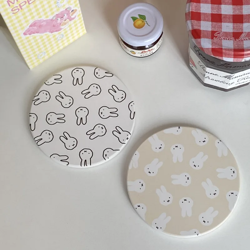 Hot Cute Miffy Series Coffee C - đánh giá và giá Heat Resistant Mat