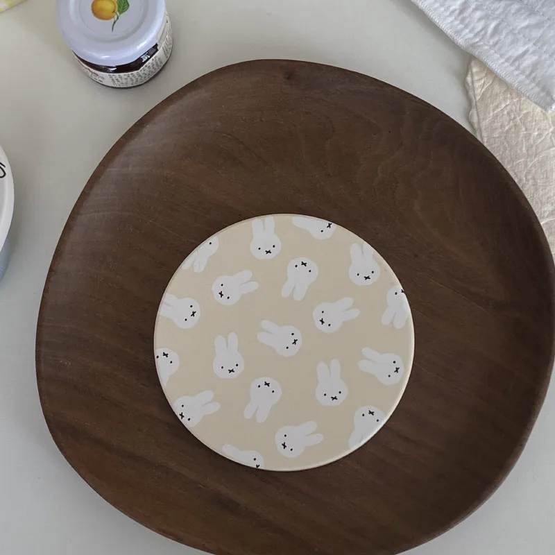 Hot Cute Miffy Series Coffee C - đánh giá và giá Heat Resistant Mat