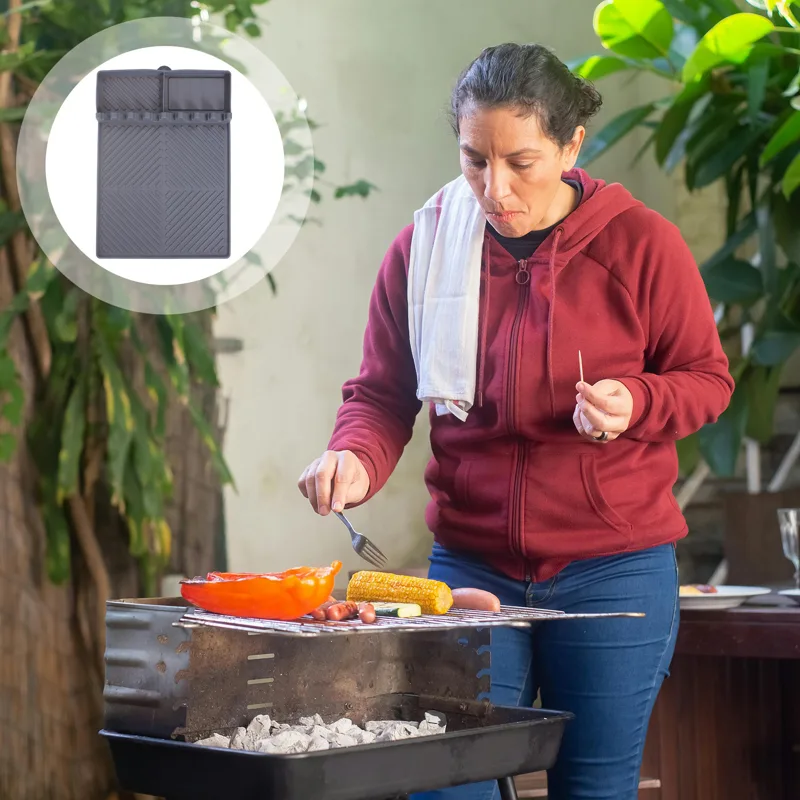 Silicone Grill Side Shelf Mat  - đánh giá và giá Heat Resistant Mat