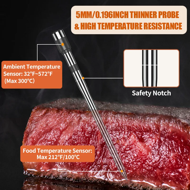 Meat Thermometer Wireless Prob - đánh giá và giá Digital Thermometer Probe