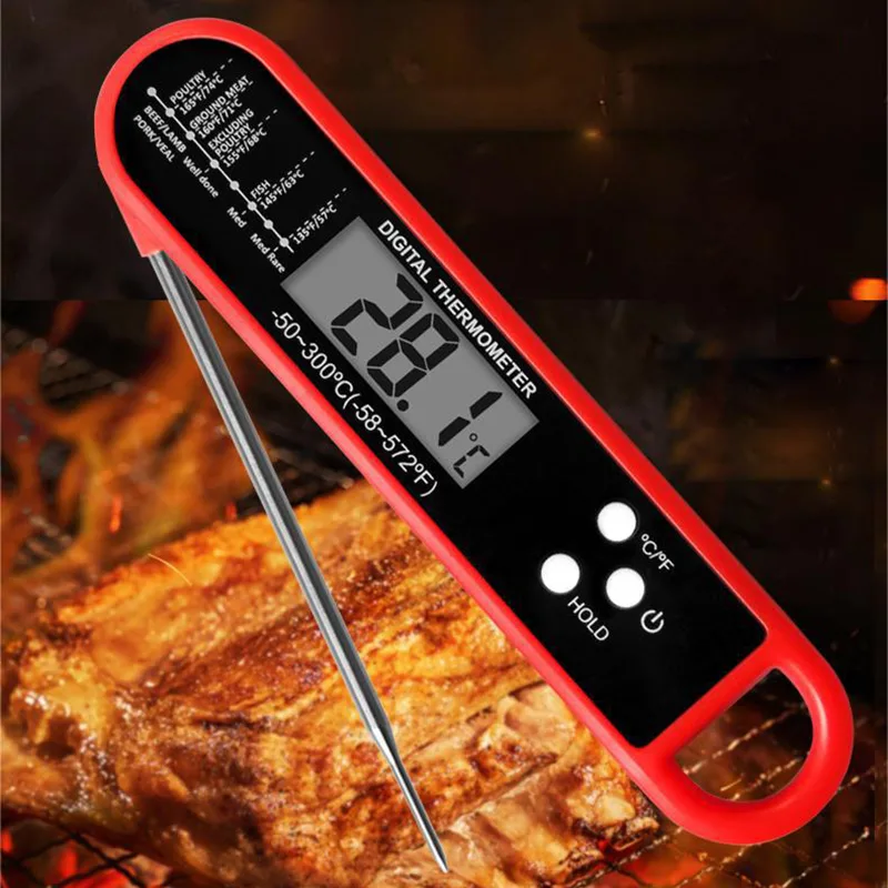 Foldable Meat Thermometer Digi - đánh giá và giá Digital Thermometer Probe