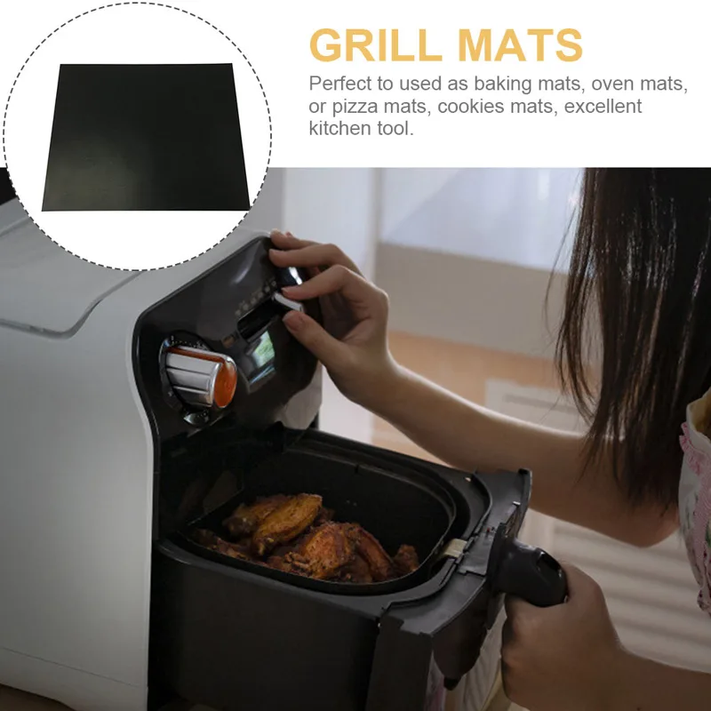 3Pcs Grill Mat Non-Stick Food  - đánh giá và giá Heat Resistant Mat