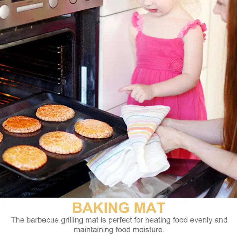 3Pcs Grill Mat Non-Stick Food  - đánh giá và giá Heat Resistant Mat