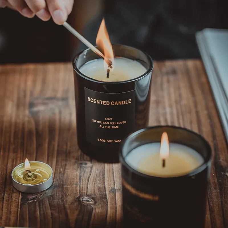 Luxury Glass Candle Jar Black  - đánh giá và giá Luxury Candle Supplies Jars