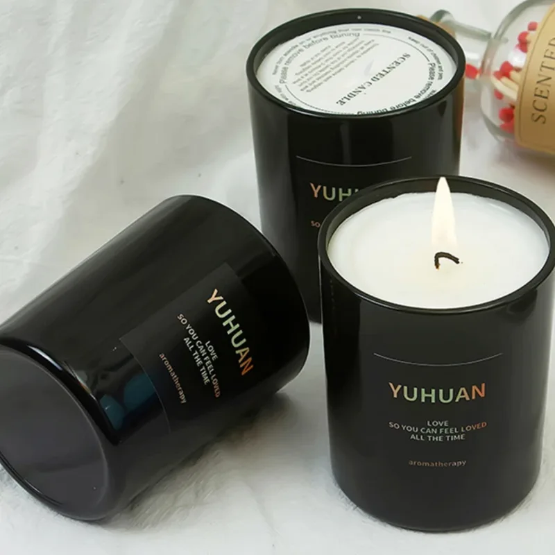 Luxury Glass Candle Jar Black  - đánh giá và giá Luxury Candle Supplies Jars